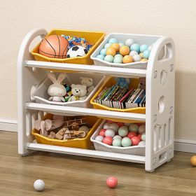 Kids Toy Storage Organizer with 6 Bins