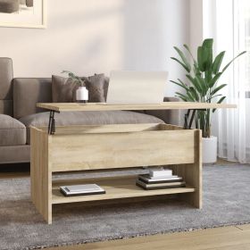 Coffee Table Sonoma Oak 31.5"x19.7"x15.7" Engineered Wood