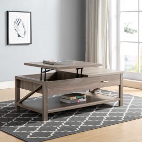 ID USA 212867CT Coffee Table Dark Taupe