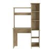 Versalles Writintg Desk; Two Superior Shelves; Five Cubbies -Light Oak