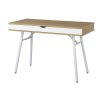 Techni Mobili Modern Multi Storage Computer Desk with Storage, Pine