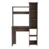 Versalles Writintg Desk; Two Superior Shelves; Five Cubbies -Dark Brown