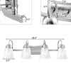 Bath Light 4-Light LED Brushed Nickel Vanity