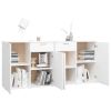 Sideboard White 63"x14.2"x29.5" Engineered Wood