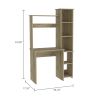 Versalles Writintg Desk; Two Superior Shelves; Five Cubbies -Light Oak