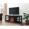 Modern 2-in-1 Electric Fireplace TV Stand