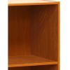 Modern 3-Shelf Bookcase in Wood Finish