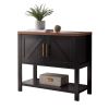 Modern 2 Drawer Wooden Storage Console Table