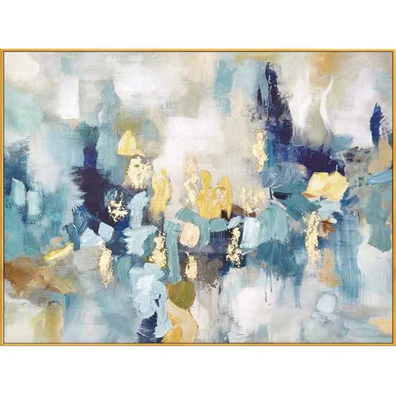 100% Handmade High-end Decorative Paintings Gold Foil Abstract Oil Painting Modern Picture Home Decor As Gift No Frame 100% Handmade High-end Decorative Paintings Gold Foil Abstract Oil Painting Modern Picture Home Decor As Gift No Frame