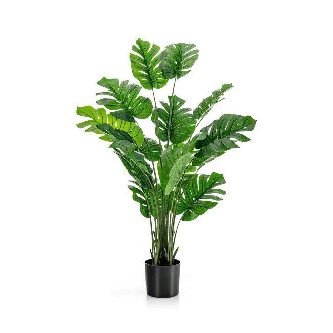 1/2pcs 5 Feet Artificial Tree Faux Monstera Deliciosa Plant for Home Indoor and Outdoor 1/2pcs 5 Feet Artificial Tree Faux Monstera Deliciosa Plant for Home Indoor and Outdoor