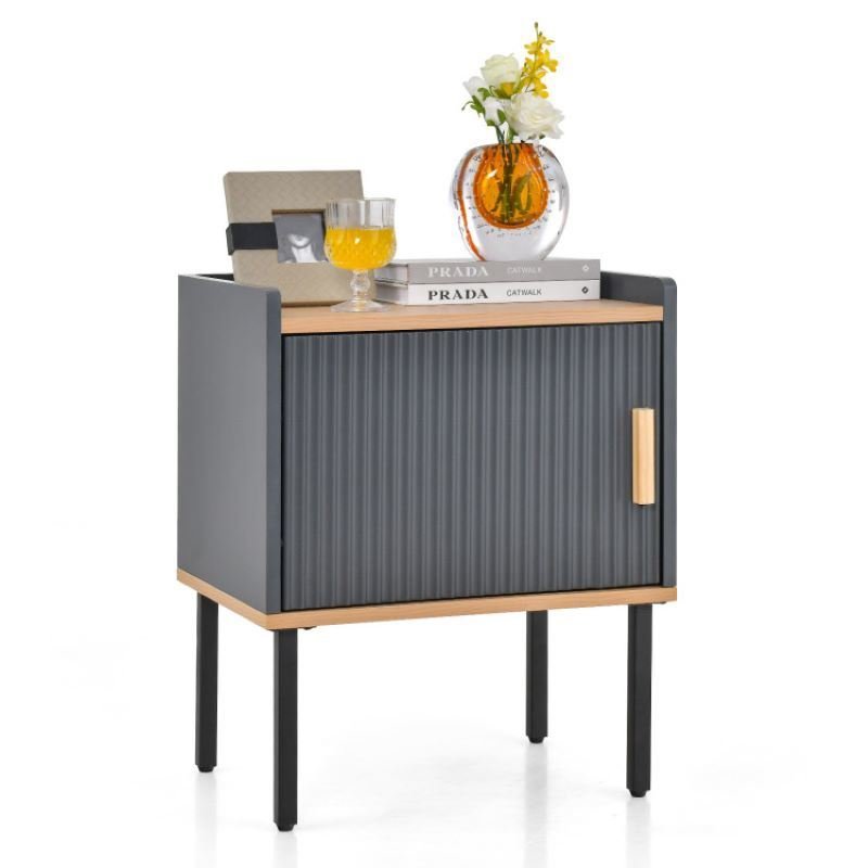 Modern Simple Nightstand with Storage Modern Simple Nightstand with Storage