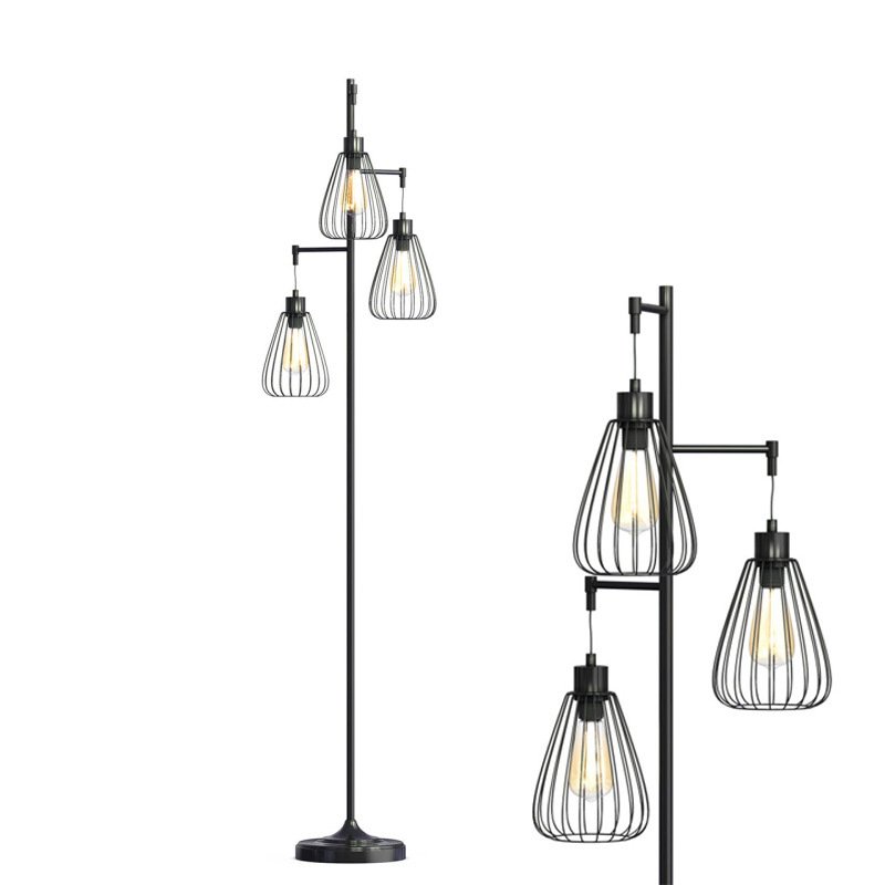 3-Light Floor Lamp Reading Light for Living Room 3-Light Floor Lamp Reading Light for Living Room